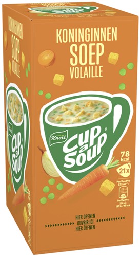 Cup a Soup Knorr koninginnensoep 175ml 21 Zak-3