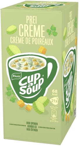 Cup a Soup Knorr prei creme 175ml 21 Zak-2