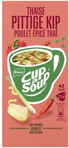 Cup a Soup Knorr Thaise pittige kip 175ml 21 Zak-2