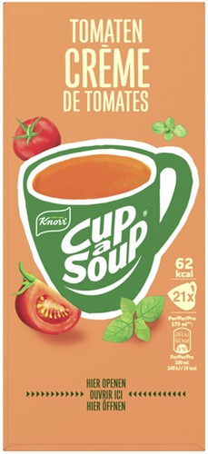 Cup a Soup Knorr tomaten creme 175ml 21 Zak-2