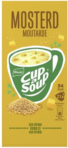 Cup a Soup Knorr mosterd 175ml 21 Zak-2