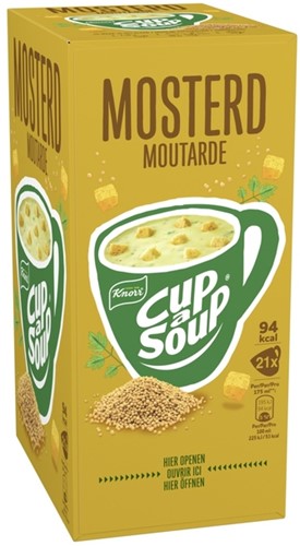 Cup a Soup Knorr mosterd 175ml 21 Zak-3