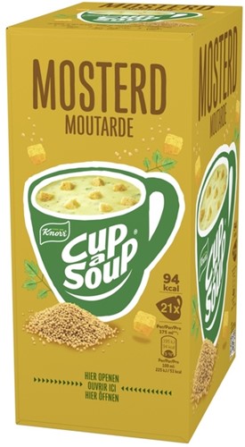 Cup a Soup Knorr mosterd 175ml 21 Zak-2