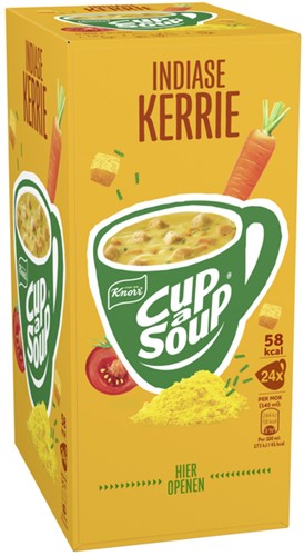 Cup a Soup Knorr Indiase kerrie 140ml 24 Zak-3