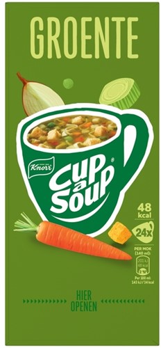 Cup a Soup Knorr groente 140ml 24 Zak-2