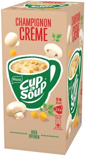 Cup a Soup Knorr champignon creme 140ml 24 Zak-2