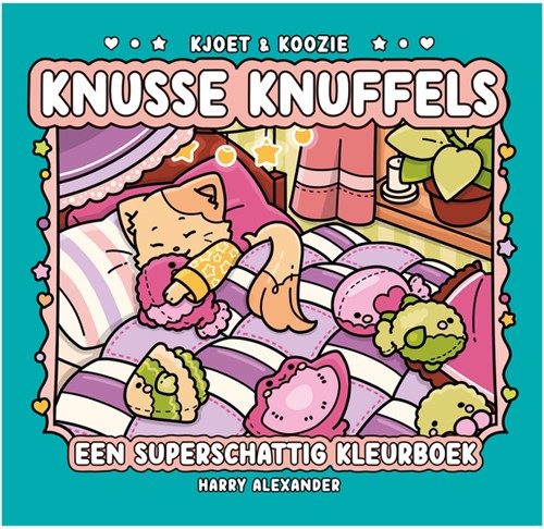 Kleurboek MUS Kjoet-Koozie Knusse knuffels 1 Stuk
