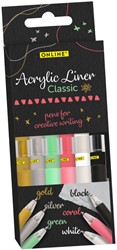 Acrylliner Online classic assorti 6 stuks 6 Stuk