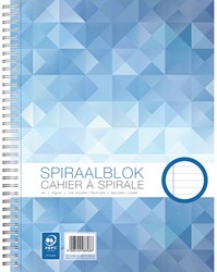 Spiraalblok WORK A4 100v 70g lijn 1 Stuk