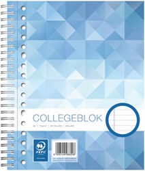 Collegeblok WORK A5 17 gaats 80v 70g lijn 1 Stuk