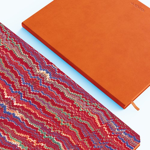 Notbk de KEMPEN Sunset 171x220 blanco 192pag or 1 Stuk-2
