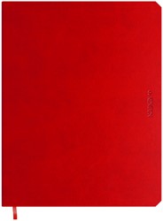 Notbk de KEMPEN Poppy 171x220 lijn 192pag rood 1 Stuk