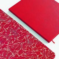 Notbk de KEMPEN Poppy 171x220 blanco 192pag rood 1 Stuk-2