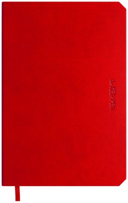 Notbk de KEMPEN Poppy 110x160 lijn 160pag rood 1 Stuk