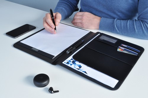 Schrijfmap DESQ A4 zwart 1 Stuk-2