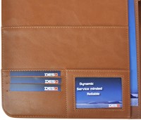 Schrijfmap DESQ A4 bruin 1 Stuk-2