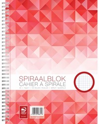 WORK spiraalblok A4 100v 70g ruit 5x5mm 1 Stuk