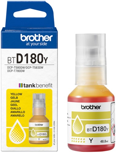 Navulinkt Brother BT-D180Y geel 1 Stuk-3