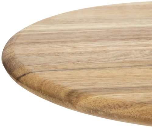 Plank Olympia acaciahout rond 33cm 1 Stuk-3