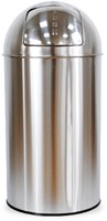 Afvalbak BRASQ Push Bin PB230+ 30 liter rvs 1 Stuk
