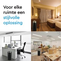 Afvalbak BRASQ Push Bin PB230+ 30 liter zwart 1 Stuk-6