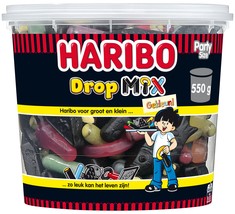 Drop Haribo mix gekleurd 550gr 550 Gram