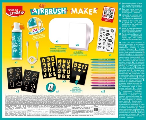 Airbrush Maker Maped Creativ set 27 delen 27 Stuk-3