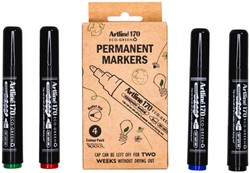 Permanent marker Artline 170 Eco rond M ass 4st 4 Stuk