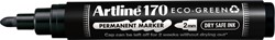 Permanent marker Artline170 Eco rond M zwart 1 Stuk