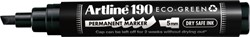 Permanent marker Artline 190  Eco schuin 2-5mm zw 1 Stuk