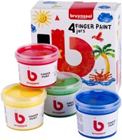 Vingerverf Bruynzeel Kids assorti 4 potjes 4 Stuk-2