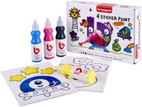 Stickerverf Bruynzeel set 4 kleuren 6 Stuk-2