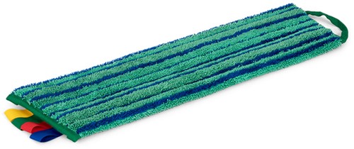 Vlakmop Greenspeed Velcro met schrobstroken 45cm 1 Stuk