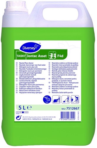 Vloerreiniger Taski Jontec Asset F4d neutraal 5L 5 Liter