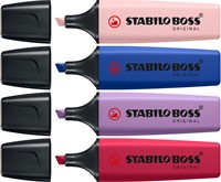 Markeerstift STABILO Boss Wildfl assorti 4 stuks 4 Stuk-2