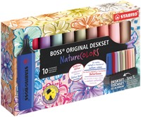 Markeerstift STABILO Boss Wildfl- Natu Co ass 10st 10 Stuk