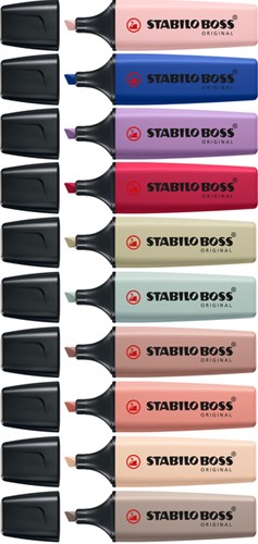 Markeerstift STABILO Boss Wildfl- Natu Co ass 10st 10 Stuk-3