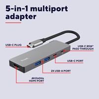 Adapter Trust Dalyx 5-in-1 1 Stuk-2