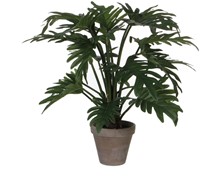Kunstplant Mica Philodendron selloum groen in pot 1 Stuk