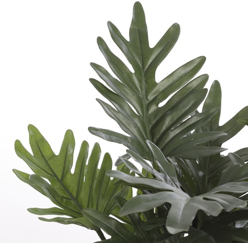 Kunstplant Mica Philodendron selloum groen in pot 1 Stuk-2