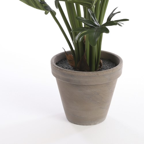 Kunstplant Mica Philodendron selloum groen in pot 1 Stuk-3