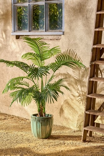 Kunstplant Mica Areca palm in pot groen 1 Stuk-4