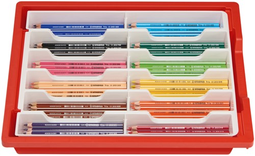 Kleurpotlood STABILO 203 Trio dik 96st assorti 96 Stuk-3