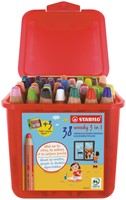 Kleurpotlood STABILO 882 woody 3 in 1 38st ass 38 Stuk-2