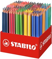 Kleurpotlood STABILO 203 Trio dik 300st assorti 300 Stuk-2