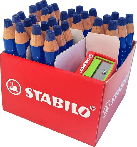 Whiteboardpotlood STABILO MARKdry 30st blauw 30 Stuk