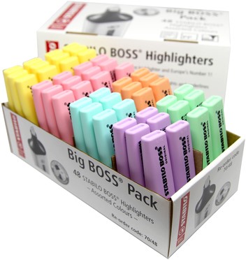 Markeerstift STABILO BOSS 70 48st assorti pastel 48 Stuk