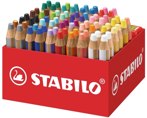Kleurpotlood STABILO 882 woody 3 in 1 76st ass 76 Stuk-3