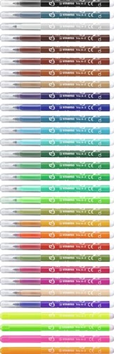 Viltstift STABILO Trio A-Z 378 240st assorti 240 Stuk-7