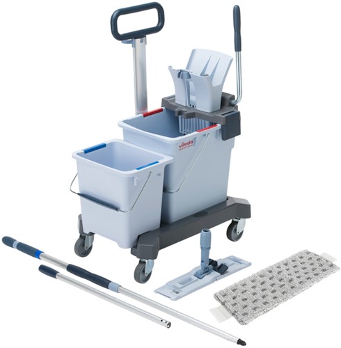 Mopset Vileda US Pro Ready t Go kit r-Micro Double 1 Stuk